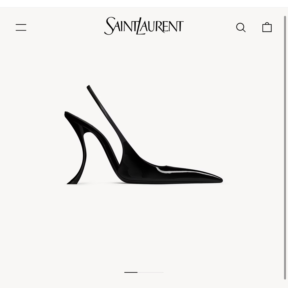 Yves Saint Laurent apolline slingback pumps